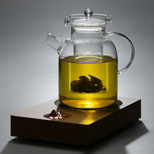 家 电陶炉玻璃烧水壶煮茶壶单壶w耐高温大号加厚大容量煮茶炉套装