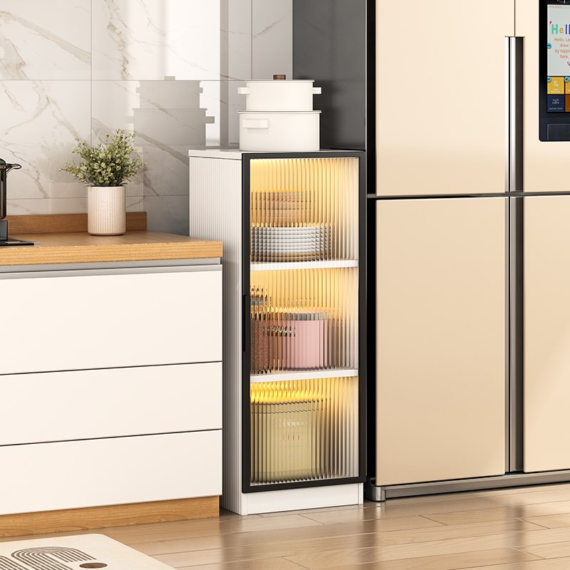铝合金夹缝储物柜厨房橱柜冰v箱缝隙置物架落地收纳电器锅具餐边