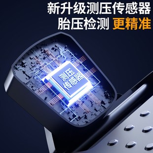小轿车载a充气泵带测胎压汽车专用气压表轮胎打气筒脚踩冲气打气