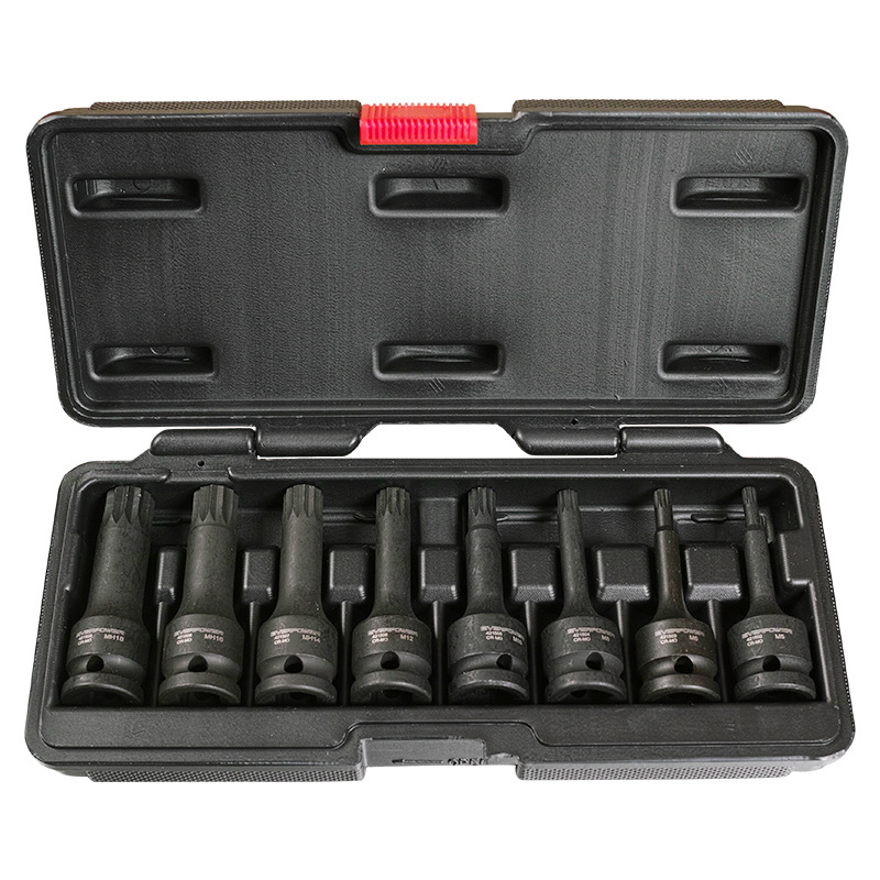 艾威博尔 421803 二分之一系列8件套十二角风动旋具套筒组套