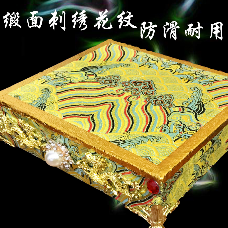 神像底座 木质工艺品底座实木长方形底座 佛像底座莲花底座 佛座