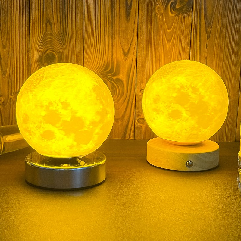 充电酒吧台灯清吧户外餐厅野营桌面氛围灯小夜灯月球灯创意桌灯
