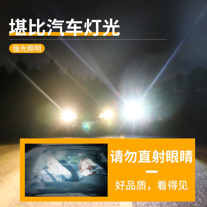 头灯强光充电超亮超长续航100小时头戴式夜钓鱼感应锂电矿灯