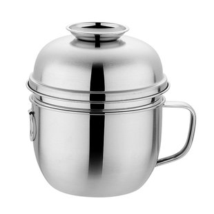 富尔兴加厚304不锈钢饭盒成人学生食堂打饭碗泡面大号快餐杯员工