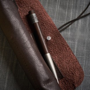 笔下文创黑檀木中性签字笔解压高档商务办公专属定制创意送礼品笔