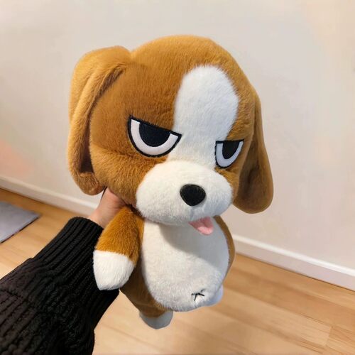 抖音同款邪恶比格犬毛绒