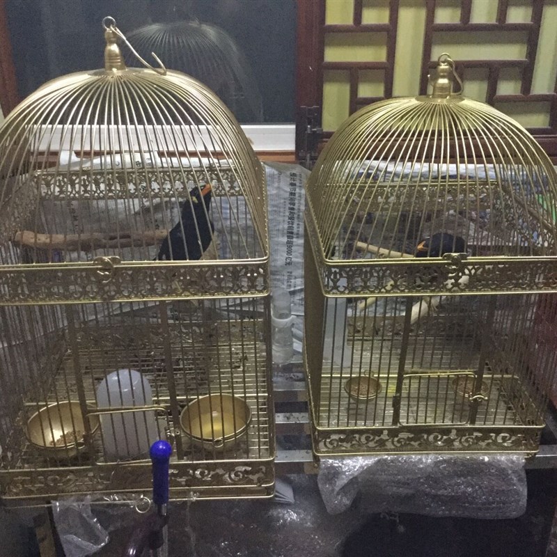 鸟笼鸽子鸟笼方型八哥鹦鹉画眉虎皮鹩哥斑鸠绣眼玄风大号鸟笼子