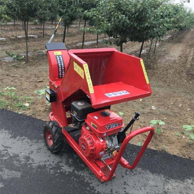 现货直发茶园树枝粉碎机竹子枝条碎枝机干湿两用碎木机