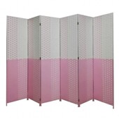 面屏风时尚 墙客厅卧室酒店藤编推拉门办公伸缩