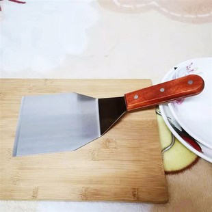 加厚加宽特大号扒铲铁板鸭铁板豆腐煎铲铁板烧料理铲子