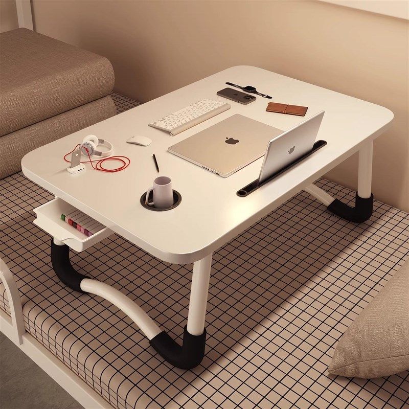 放在床上的笔记本电脑懒人桌宿舍大学生写字桌女生卧室小桌板床头