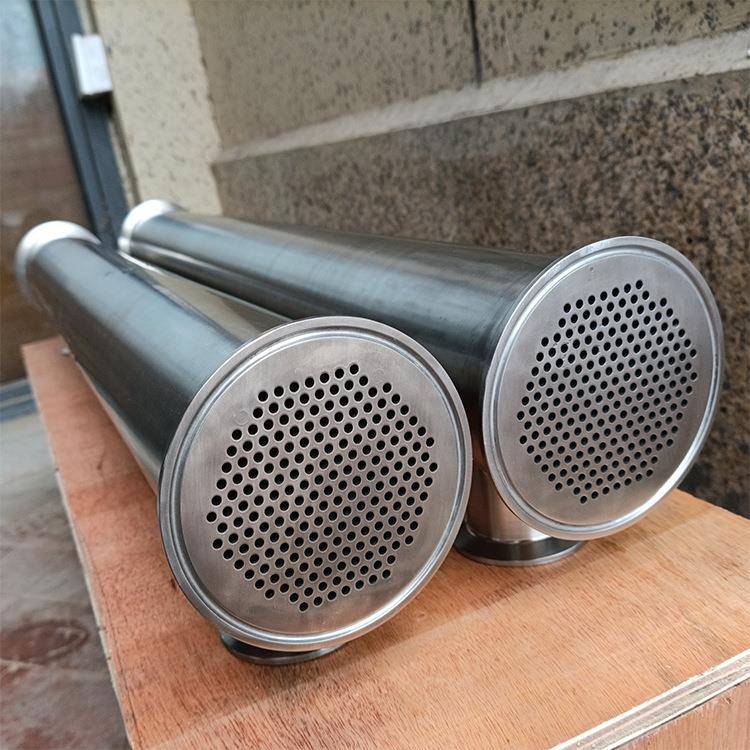 双管板换热器注射用水微管换热器卫生级双管板冷凝器