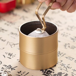 隔火空熏银叶片电子香炉熏香片云母片熏香粉香丸隔火熏香香道工具