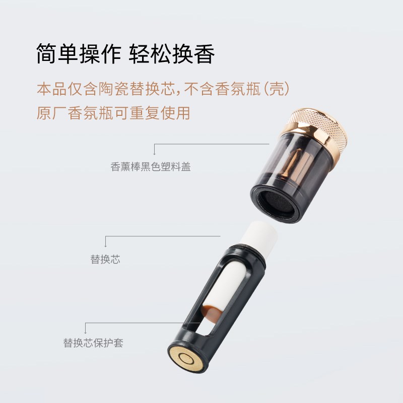 适用小鹏车载香氛替换芯陶瓷香薰棒p5 p7i x9 g6 g9香氛系统同款