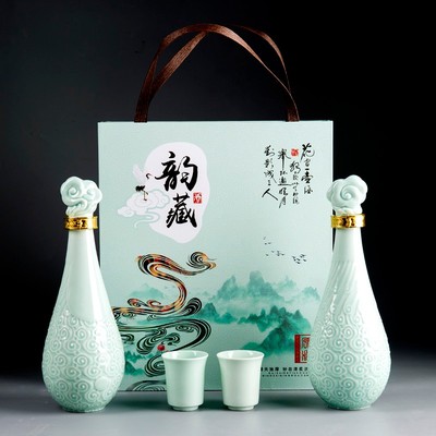 陶瓷酒瓶空瓶1斤装饰创意白酒瓶空瓶子陶瓷家用密封高档一斤定制