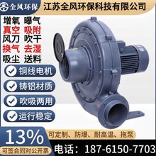 吹膜机中压鼓风机15KW透浦式中压风机TB200-20大风量铝壳离心风机