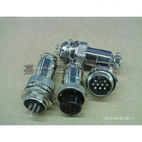 重强GX20-9P  9芯 航空插头 连接器 M20 19MM