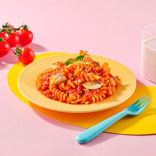 远方的梦想一米八儿童大黄鱼意面番茄肉酱螺旋面通心粉无盐无色素