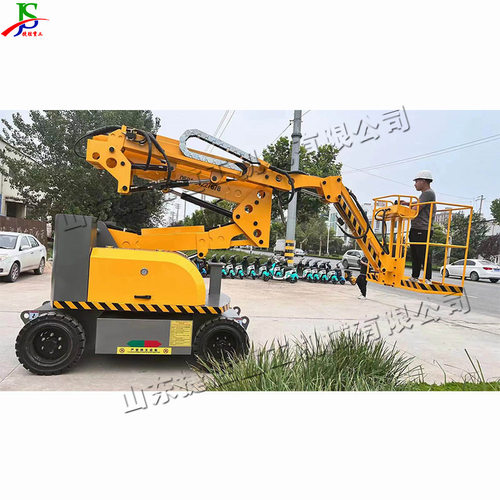 商场升降车 自行走曲臂式升降工作平台 体育场馆360度旋转工具车
