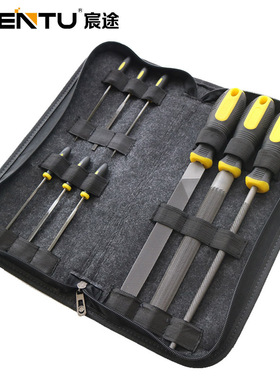 宸途（CHENTU）锉刀套装 10pcs 钢锉套装8寸3*140小锉刀