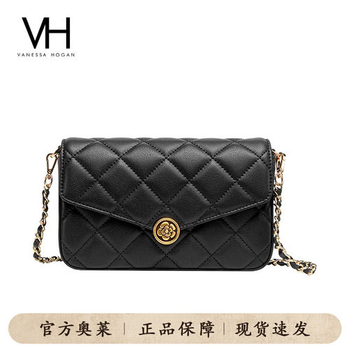 VH女包时尚轻奢山茶花方包单肩包