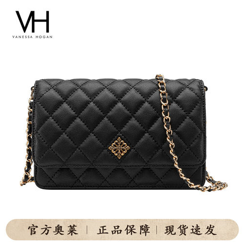 【送礼推荐】VH女包极光菱格包高级感链条手机包小香风单肩斜挎包