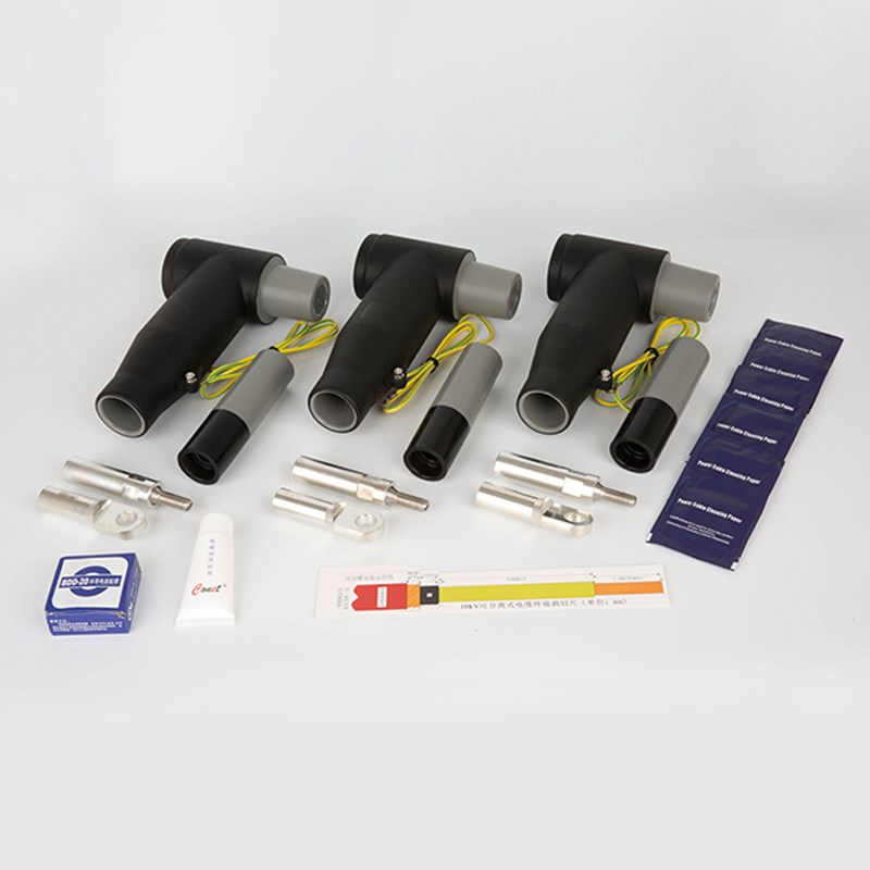 5k欧式电缆插拔头分支箱触摸T型前后接头后接避雷器