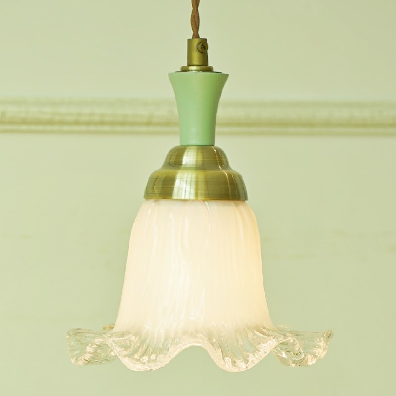 卧室奶油风法式床头吊线灯复古玄关入户走廊阳台电视背景墙小吊灯