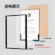 黑色荣誉奖状框框金属裱相框画框展示框框架定制