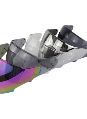 出口版HOEI半盔镜片 J UIE 2代 J FOE J半盔电镀镜片