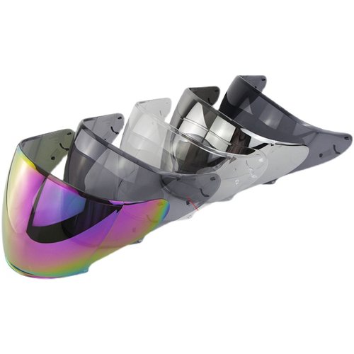 出口版HOEI半盔镜片 J UIE 2代 J FOE J半盔电镀镜片