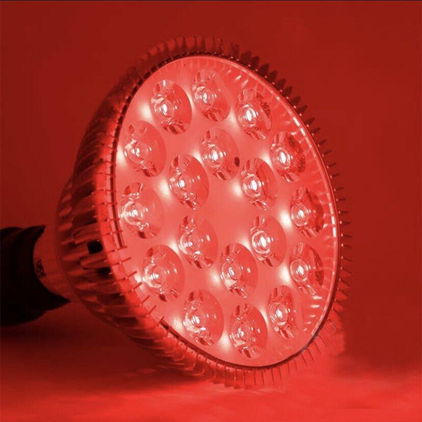 LED植物生长补光灯全红光全黄光平替美白祛痘照脸灯美容灯E27灯架