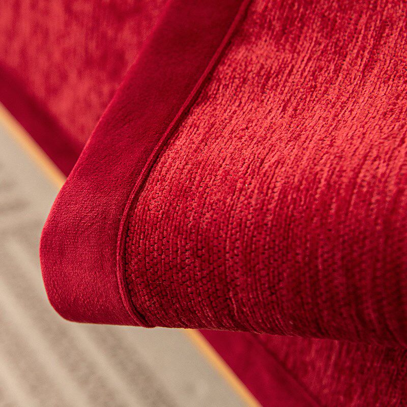 大红色喜字沙发垫四季通用防滑坐垫子结婚喜庆婚房布置罩盖布巾