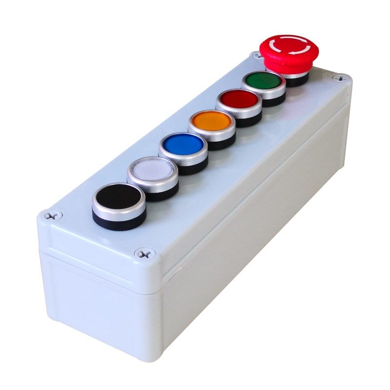 孔按钮盒**塑料防水控制盒急停启动关按钮盒车床接线盒,电子/电工,安防配件,淘宝优惠券,粉丝福利购,淘宝优惠卷