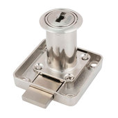 级办公桌暗装 自动防盗防撬子抽屈锁文件柜锁抽屉锁