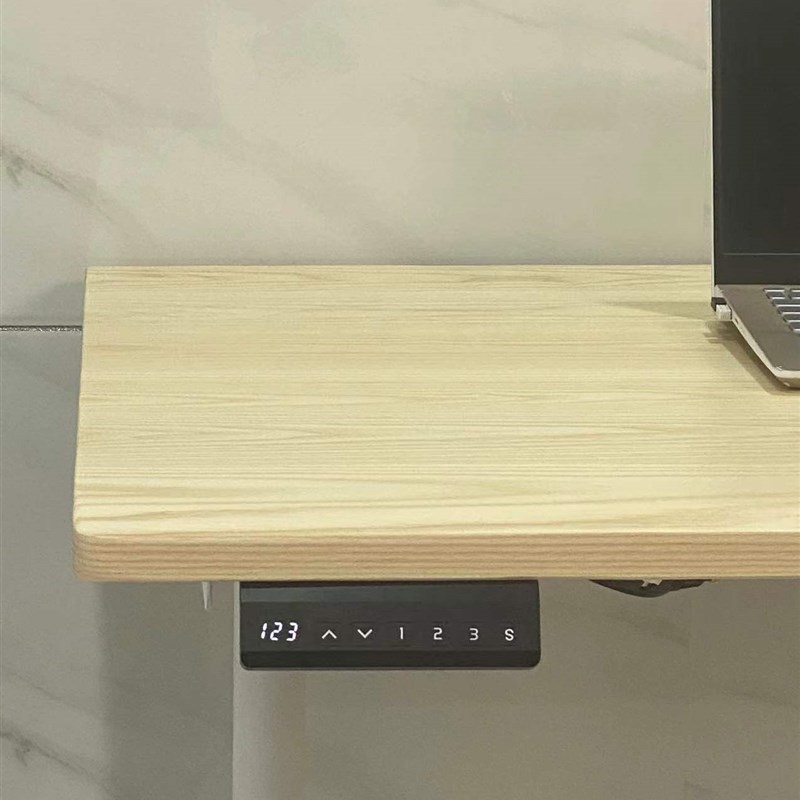 北美白蜡木电动升降桌智能书桌办公桌台式电脑桌升降桌腿