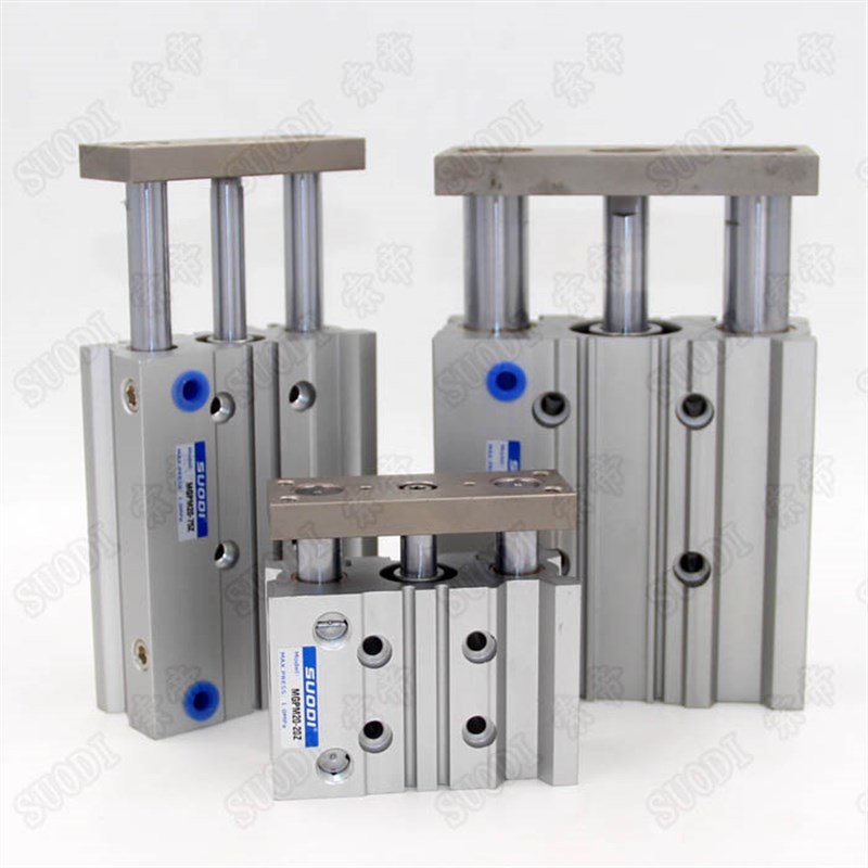 薄型带导杆气缸MGPM/-10/20/0///0/75/100/1~-Z