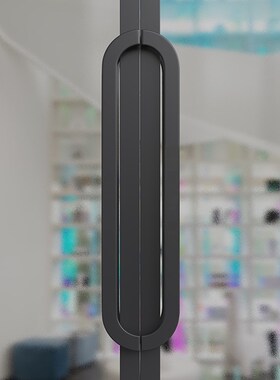 简大门实木拉手黑色大拉把酒店商铺框门把手刻字