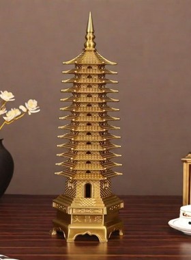 文昌塔摆件男孩女孩通用九层层十三层办公室桌面客厅书桌装饰品