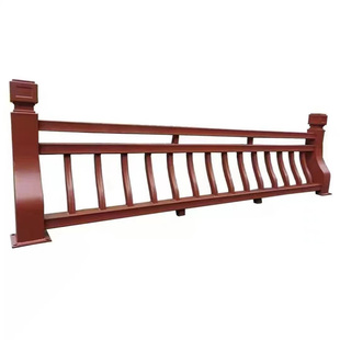 定制中式仿古建筑公园长廊铝合金美人靠四合院回廊装饰鹅颈靠栏杆