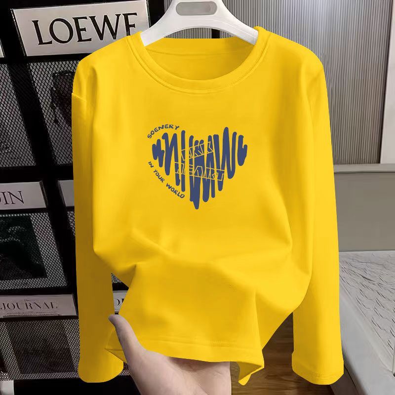 纯棉时尚长袖卫衣女新款秋冬