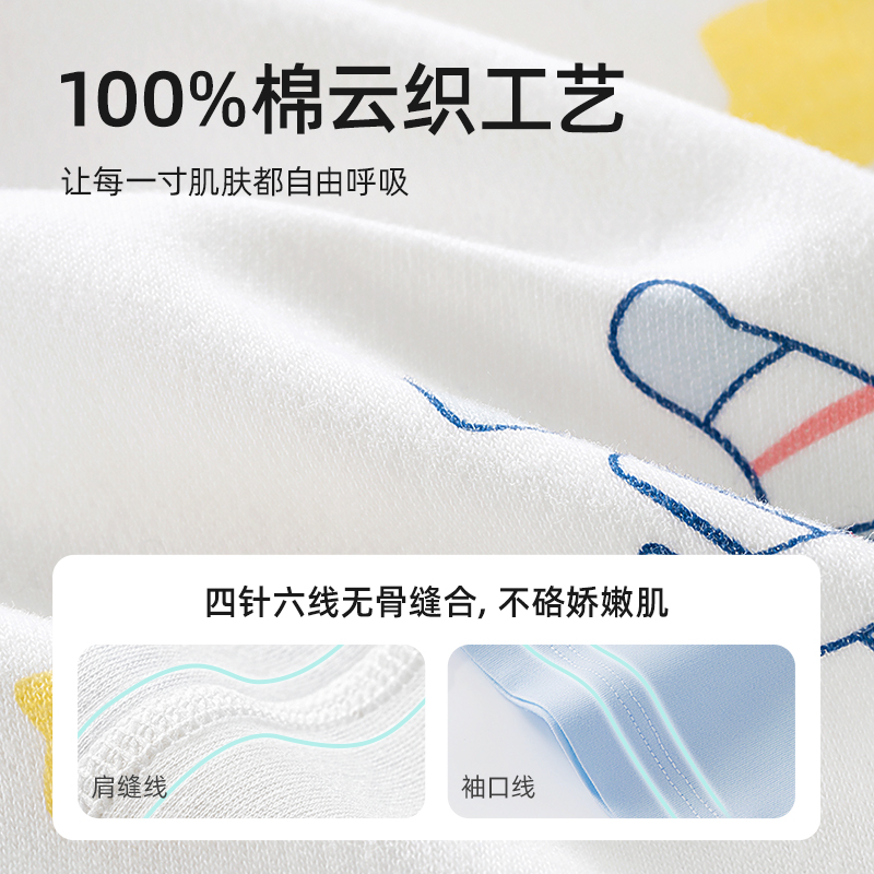 贝肽斯婴儿睡衣夏季薄款睡袋女童家居服纯棉宝宝睡裙袍儿童防踢被