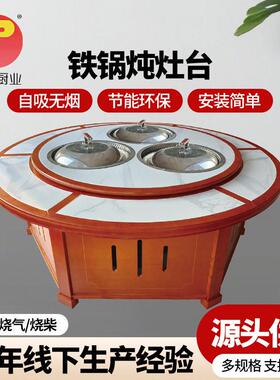 铁锅炖灶台柴气两用地锅鸡柴火鸡大鹅东北铁锅炖无烟大灶台土灶