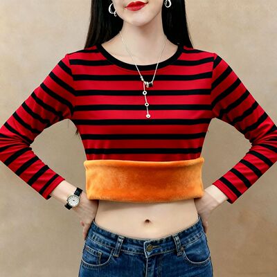 加绒加厚时尚卫衣女新款秋冬