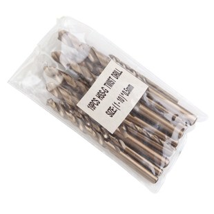 M35高速钢直柄麻花钻q不锈钢开孔高硬度含钴麻花钻头19pc工具套装