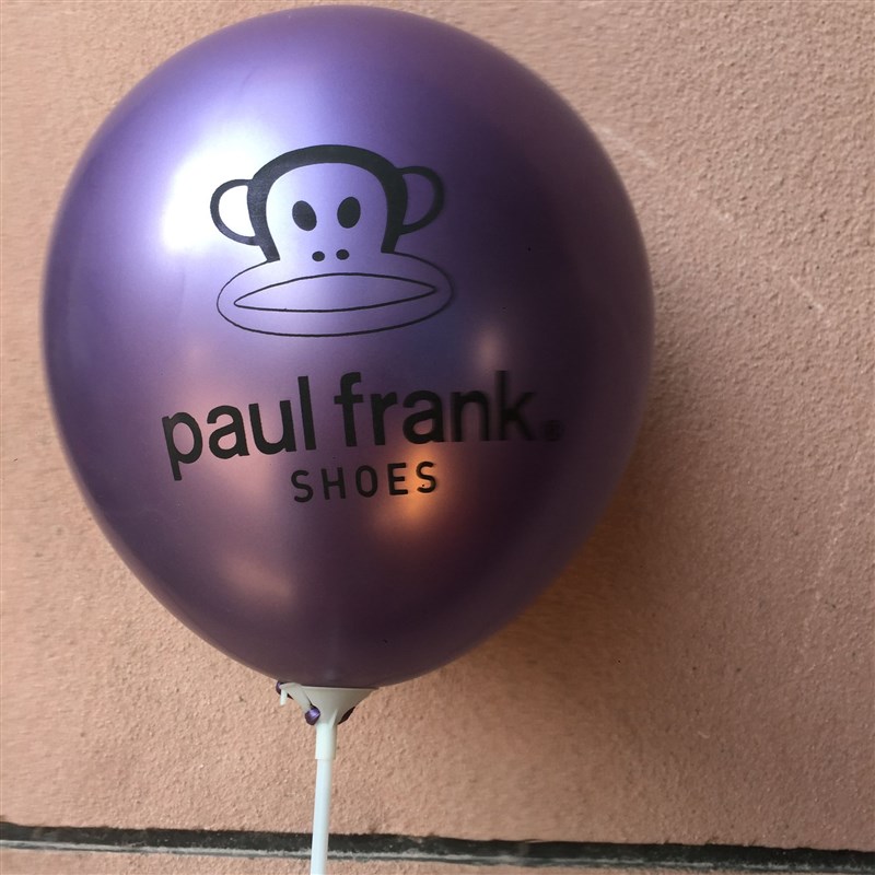 气球印字 印字定做 广告气球印刷 亚光气球定制 送杆子托送气筒
