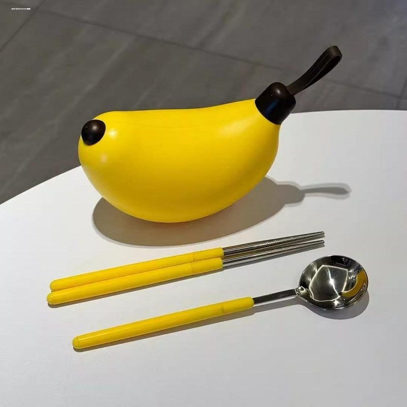 可爱ins筷子勺子叉子三件套高颜