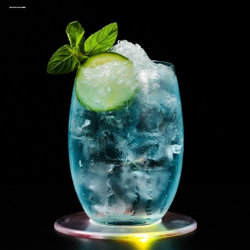 超薄led发光杯垫鸡尾酒威士忌啤