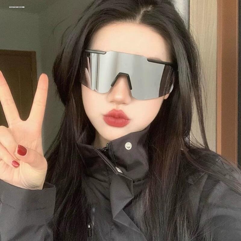 户外运动骑行护目眼镜太阳镜男士防紫外线复古大框防风遮阳墨镜女