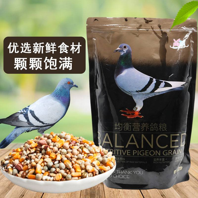 鸟食鸽粮饲料鸽子玉米粒营养饲料豌豆信鸽赛鸽5斤装大袋